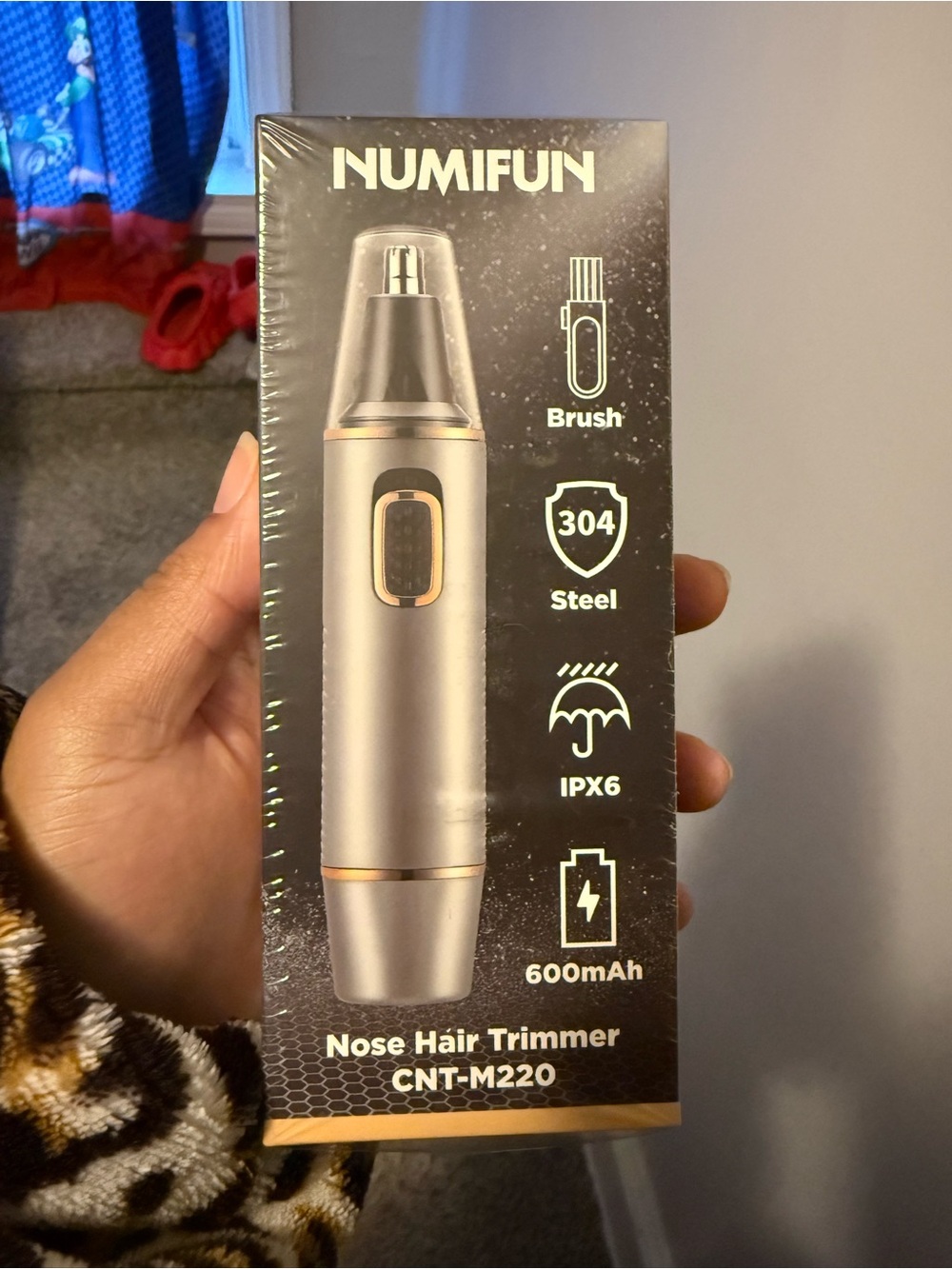 Gray Nose Hair Trimmer - Men/Women Grooming Tool
